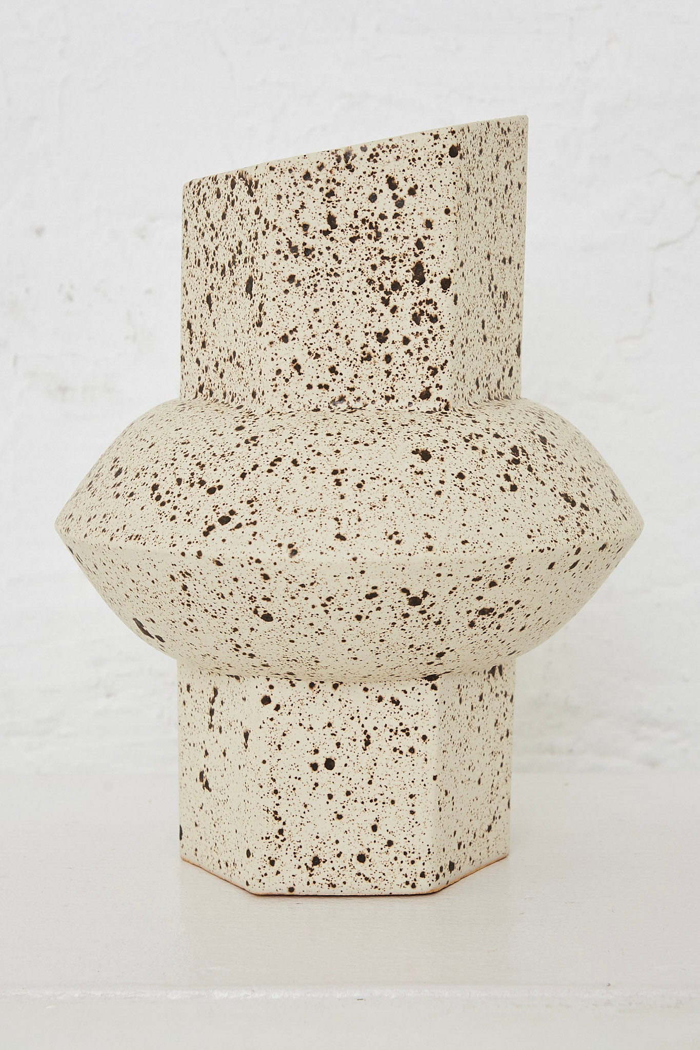 BZIPPY Small Oval Ceramic Vase in Birch | Oroboro Store
