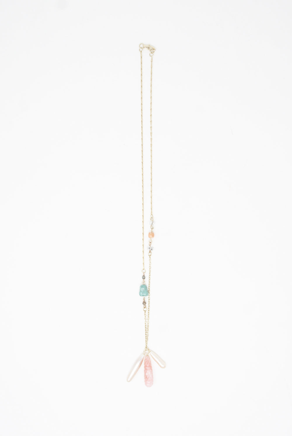 Tara Turner - Vintage Stone Mixed Chain Necklace