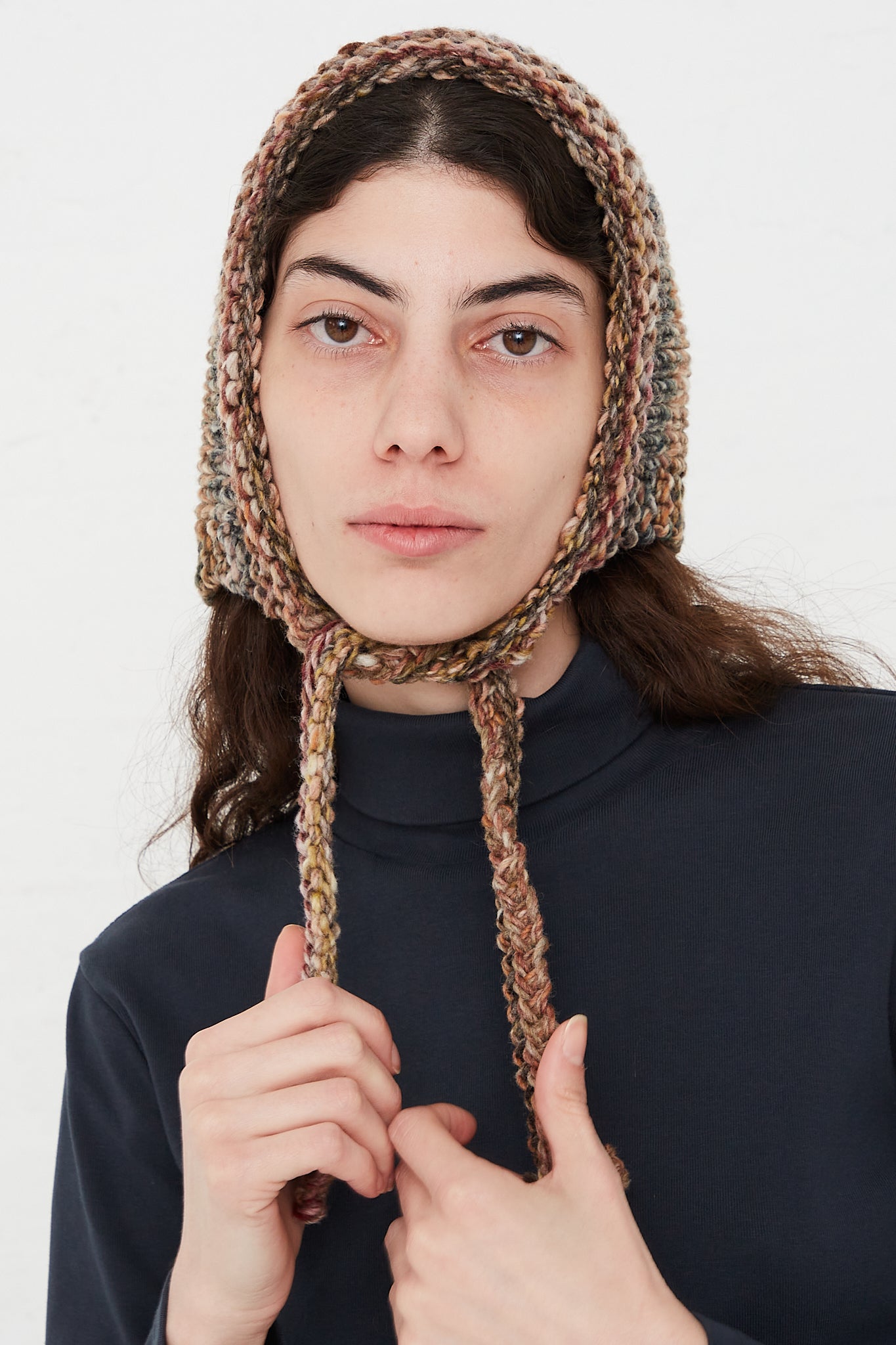 CLYDE Wool Space Bonnet in Venus Brown - Oroboro Store